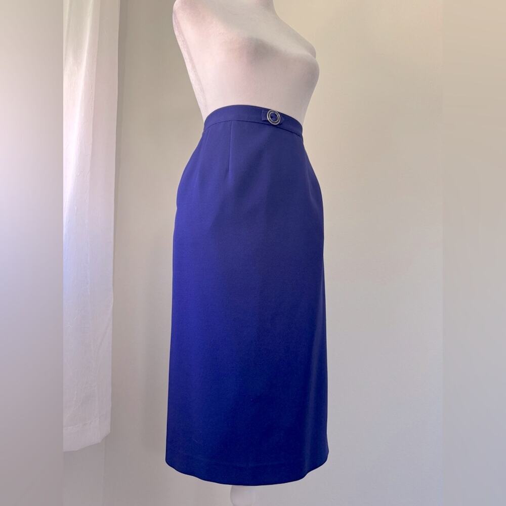 Vintage ‘90s Dark Purple Pencil Midi Skirt